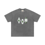 Experiments Five Watch Shirt Washed Grey