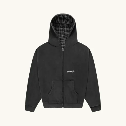 Experiment-Five-Revesible Plade Zip Hoodie