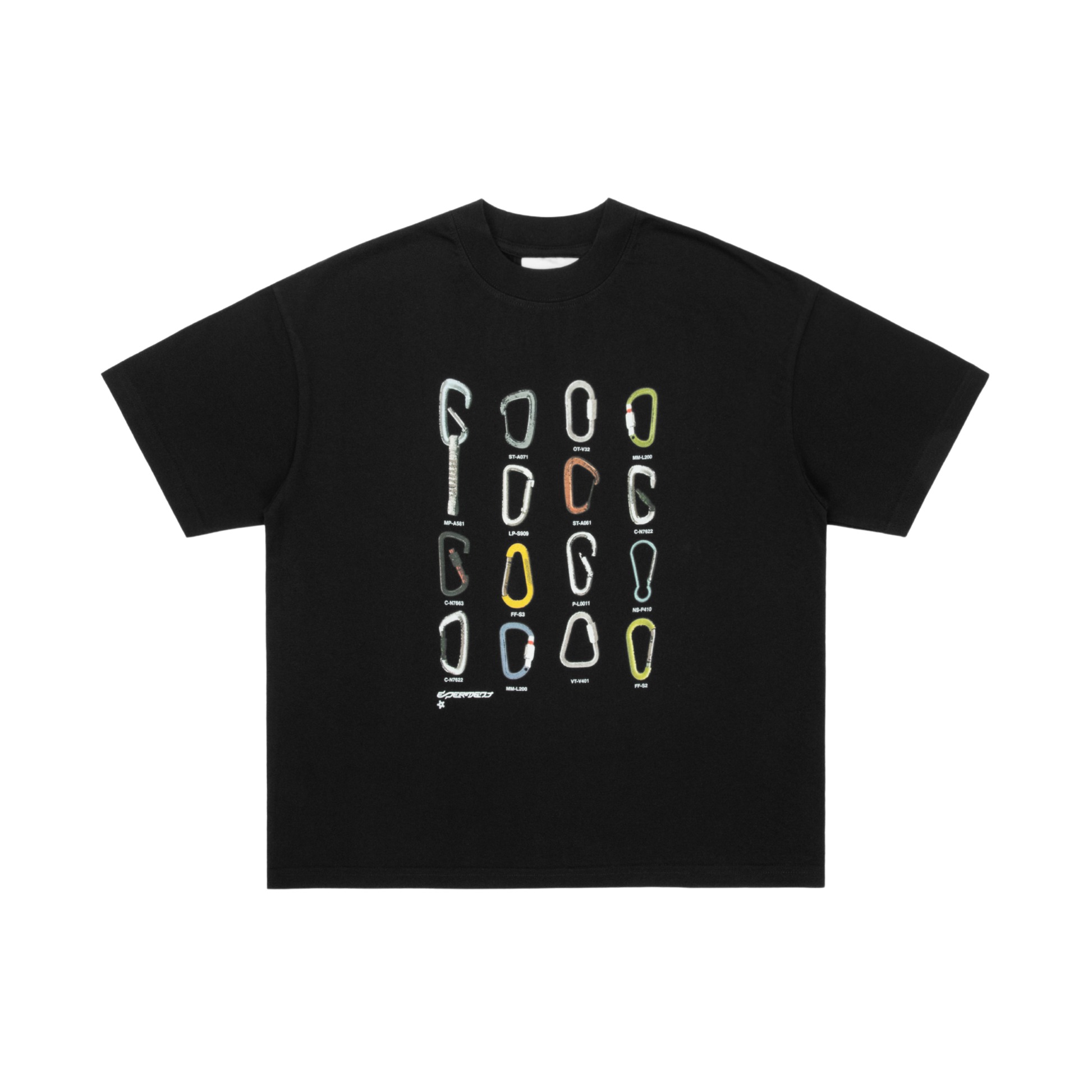 Experiment Five Carabiner Tee Black Experiment Five Carabiner Tee Black