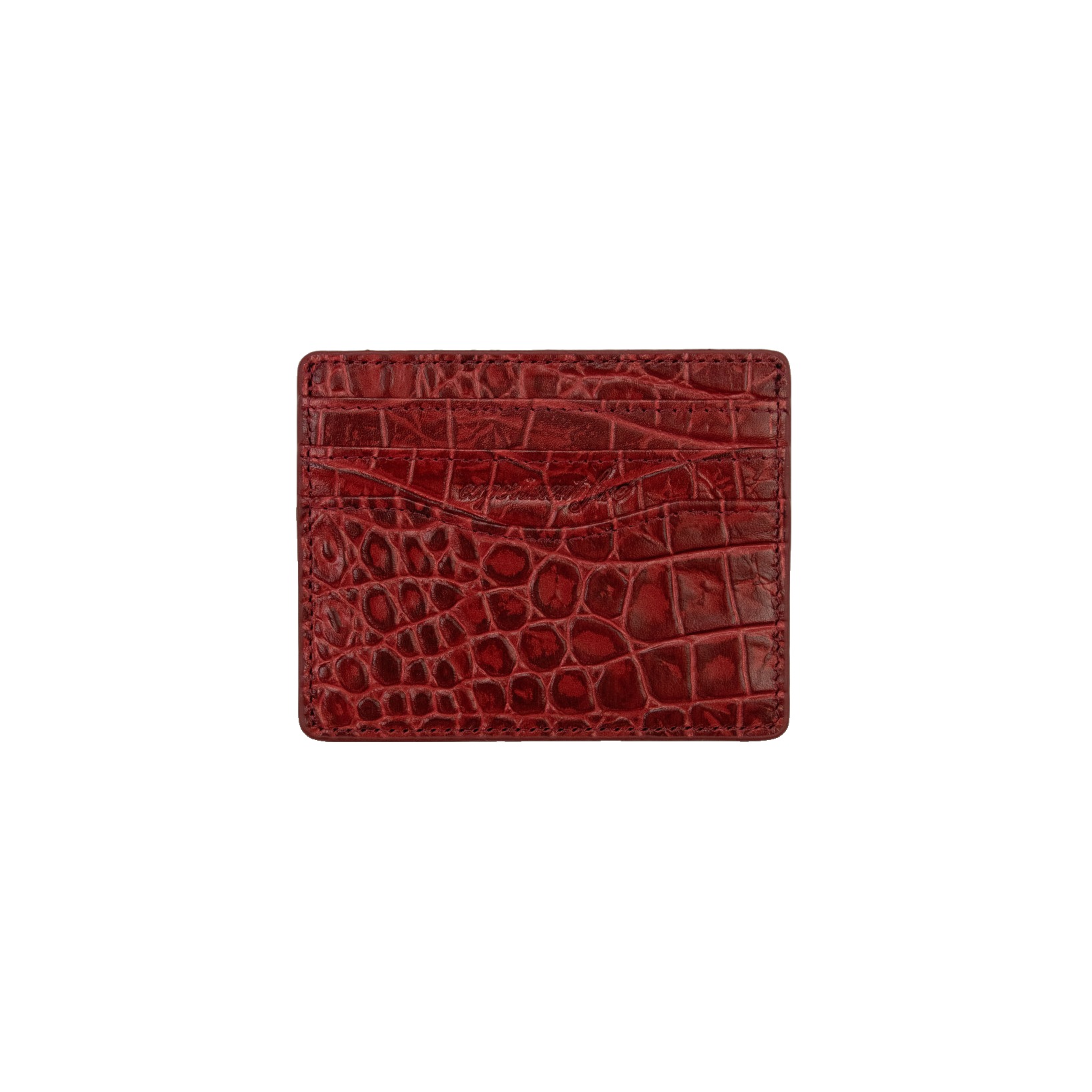 Experiment Five Croc Leather Cardholder Experiment Five Croc Leather Cardholder