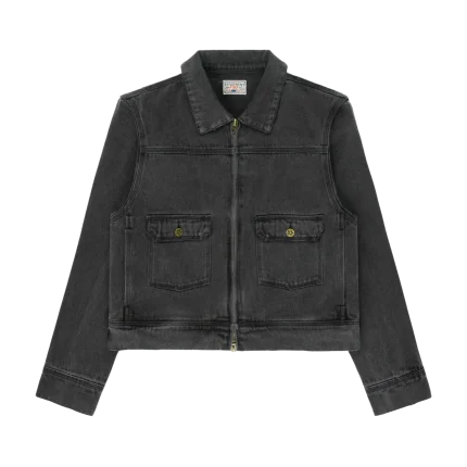 Experiment Five Denim Jacket Washed Black