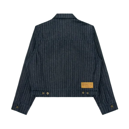 Experiment Five Pinstripe Denim Jacket