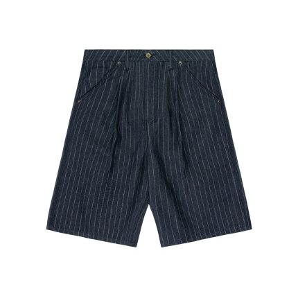 Experiment Five Pinstripe Shorts