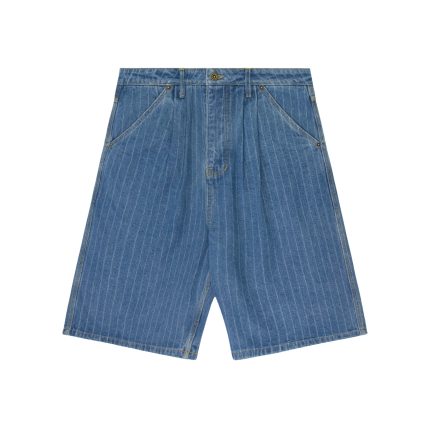 Experiment Five Pinstripe Shorts Blue