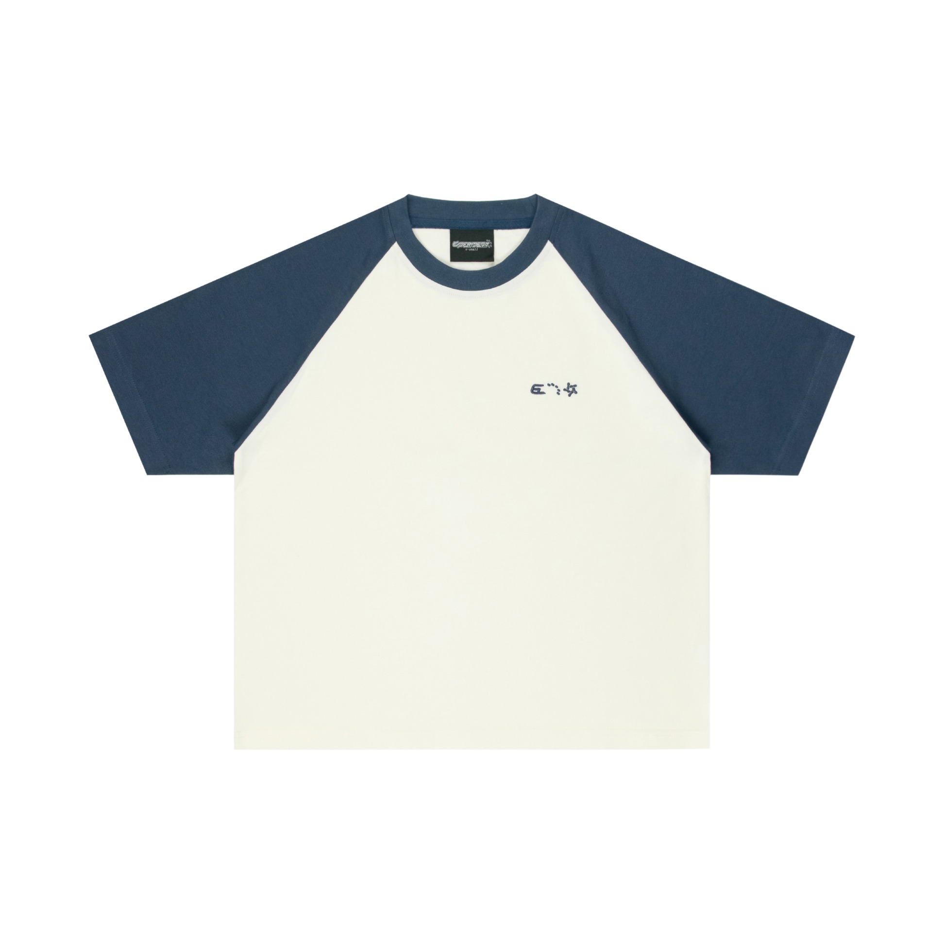 Experiment Five Raglan Tee Blue Experiment Five Raglan Tee Blue