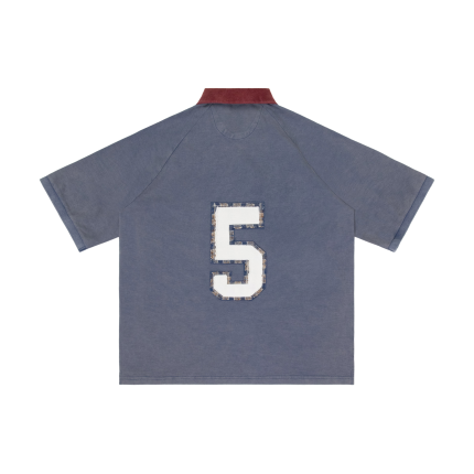 Experiment Five Raglon Polo Navy