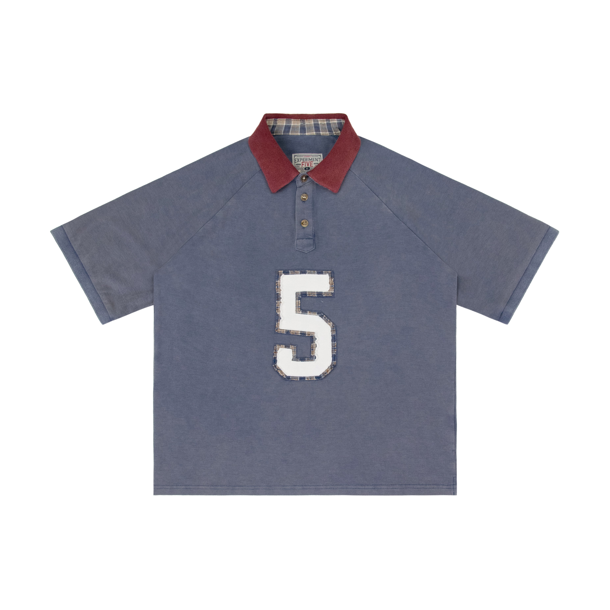 Experiment Five Raglon Polo Navy Experiment Five Raglon Polo Navy
