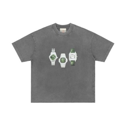 Experiment Five Watch Tee Washed Grey