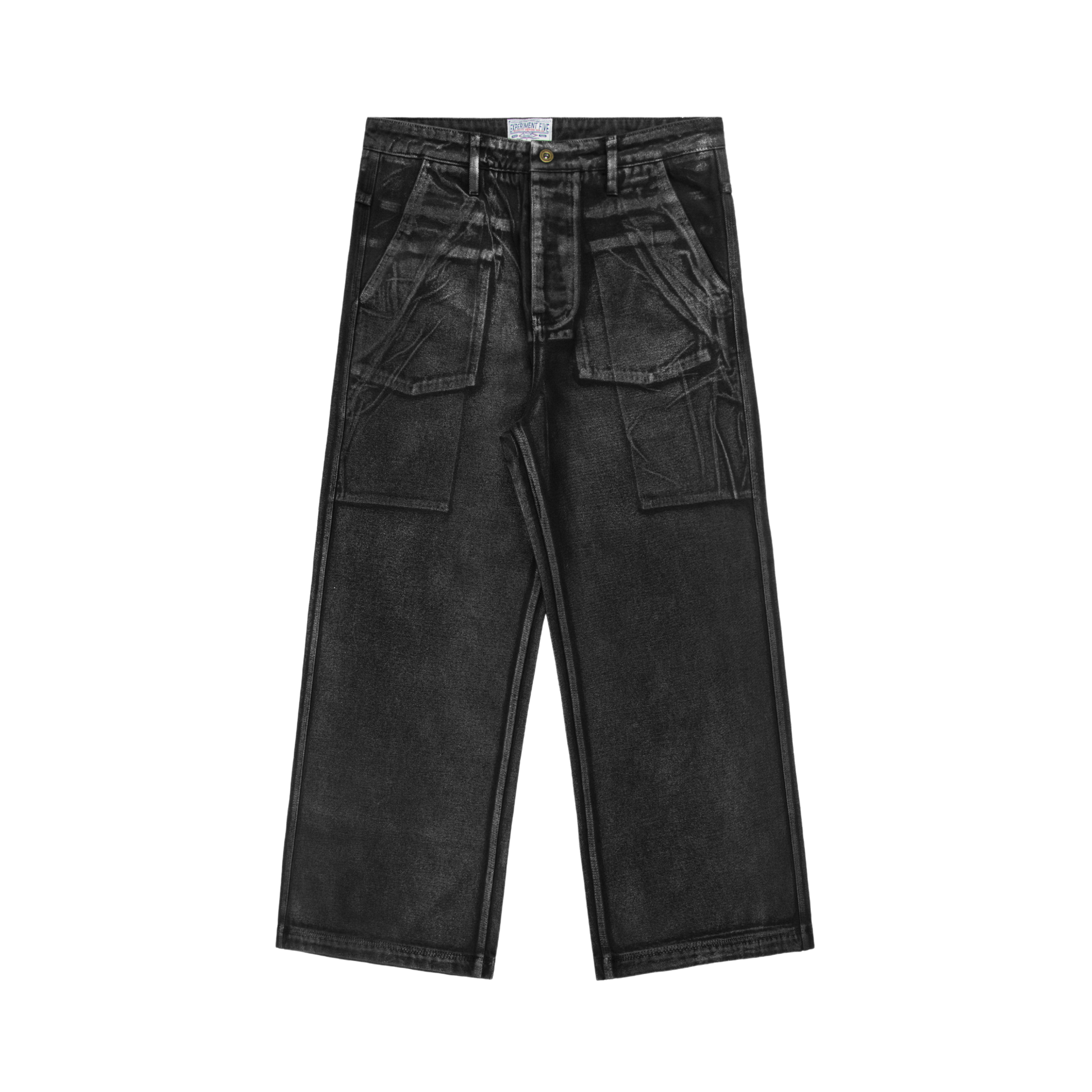 Experiment Five Waxed Denim Jeans Experiment Five Waxed Denim Jeans