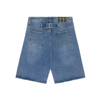 Experiment Five Workman Denim Shorts Blue